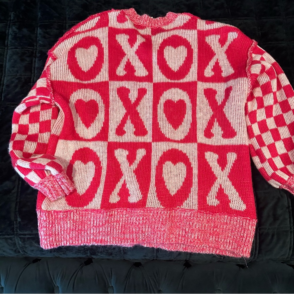 Fantastic Fawn Pink XO Sweater - Picture 6 of 6